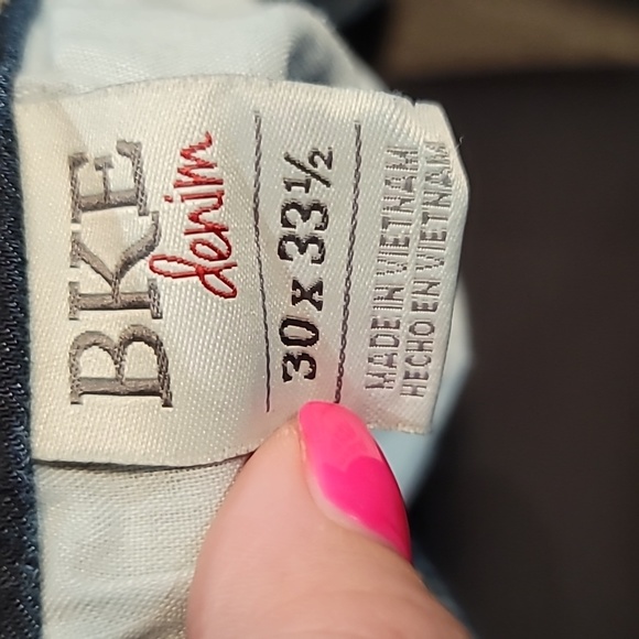 BKE Dark Wash Boot Cut Jeans (30) - Picture 4 of 4